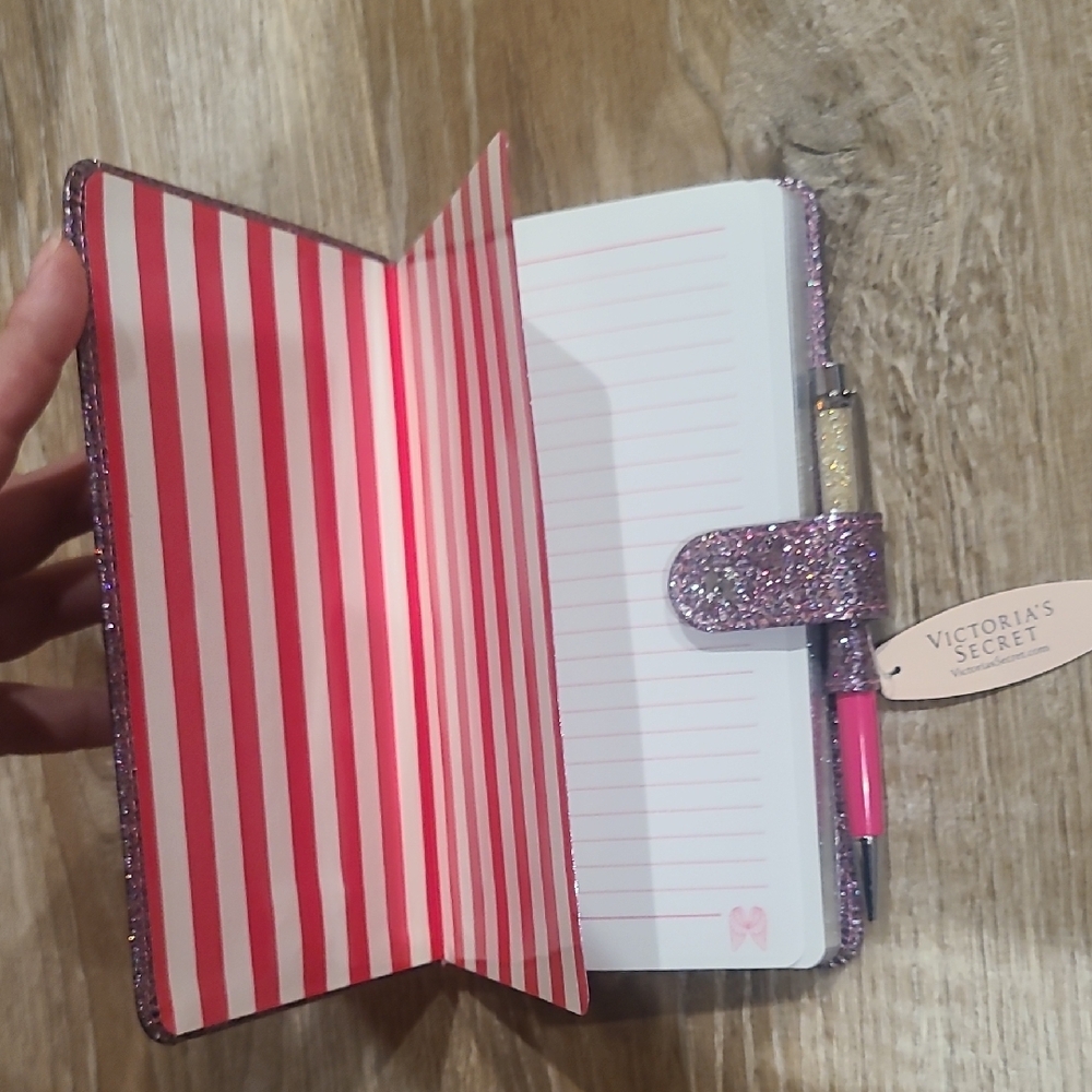 NWT Victoria's Secret Pink Sparkly Journal/Diary With Pen Limited Edition - Picture 4 of 7